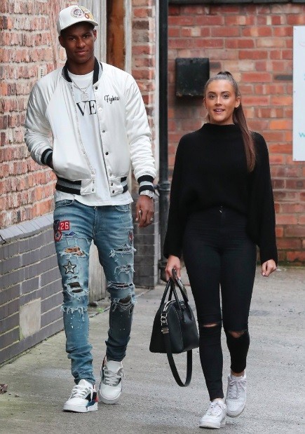 Rashford Loi Marcus Rashford dan Lucia Loi mulai berkencan sejak masih di sekolah. (Foto: The Sun)