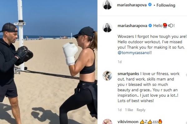 Sharapova Latihan