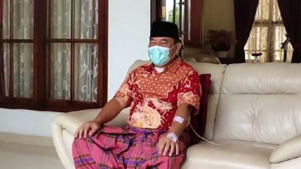 Bupati Ogan Ilir Bupati Ogan Ilir Sumsel, Ilyas Panji Alam nekat gelar konpers saat positif Covid-19 (Antara)