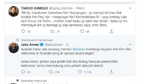 Unggahan Minta Maaf Tjahjo Kumolo Unggahan Minta Maaf Tjahjo Kumolo (Foto: Istimewa)