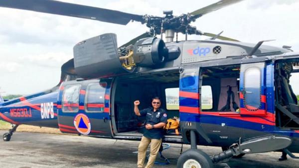 Heli Black Hawk yang disewa BNPB. (Foto: BNPB).