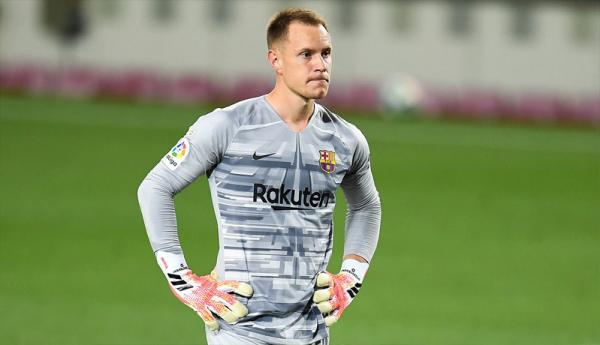 Marc-Andre ter Stegen Kiper Barcelona, Marc-Andre ter Stegen (Foto: Twitter @FCBarcelona)