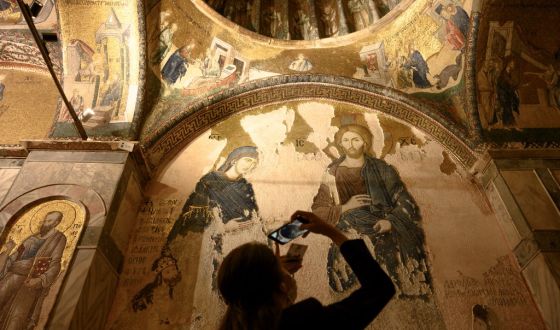 Museum Kariye2 Penampakan interior Museum Kariye (Foto: AFP)