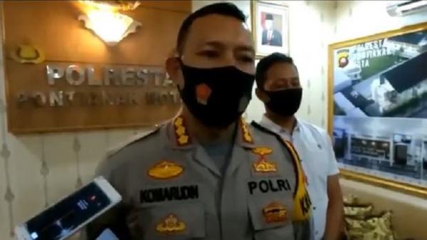 Kapolresta Pontianak Kota Kombes Pol Komarudin Kapolresta Pontianak Kota Kombes Pol Komarudin menyayangkan puluhan warga yang menghadang polisi saat akan menggeledah rumah pengedar narkoba di Kampung Beting, Kecamatan Pontianak, Timur, Kota Pontianak, Rabu (26/8/2020). (Foto: iNews/Uun Yuniar)