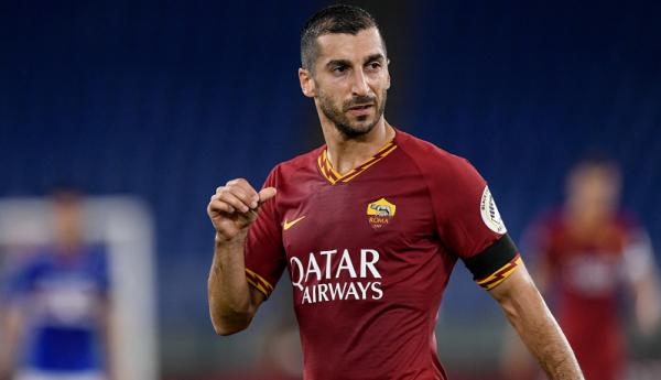 Gelandang AS Roma, Henrikh Mkhitaryan (Foto: The Sun)