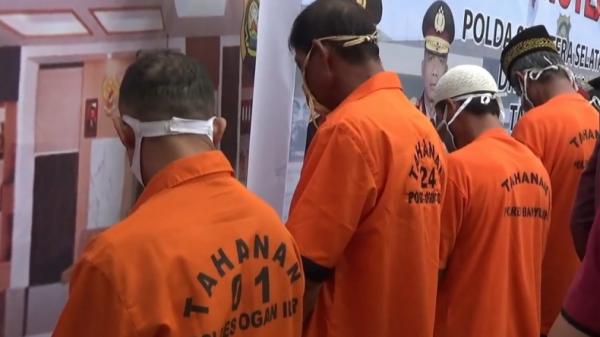 Tersangka karhutla-1 Polda Sumsel tangkap 22 tersangka pembakaran hutan dan lahan (Firdaus/iNews)