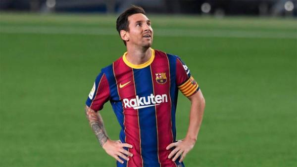 Lionel Messi Kapten Barcelona Lionel Messi. (Foto: thenational.ae)