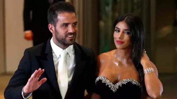 Fabregas dan Istri Fabregas dan Istri