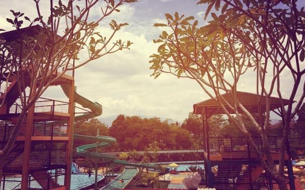 Gumati Waterpark Sentul (Foto: Instagram IG@alodia.farichai)