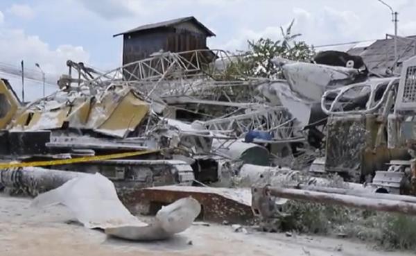 Peristiwa Ledakan tabung nitrogen di Pontianak Leadkan tabung nitrogen di Kelurahan Batulayang, Pontianak, Kalimantan Barat, Senin (5/10/2020). (iNews.id/Uun Yuniar)
