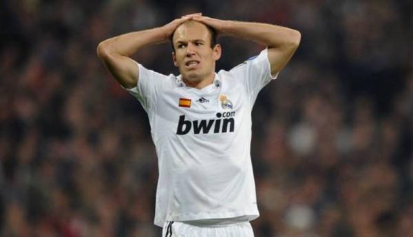 4 Arjen Robben Real Madrid Infografis