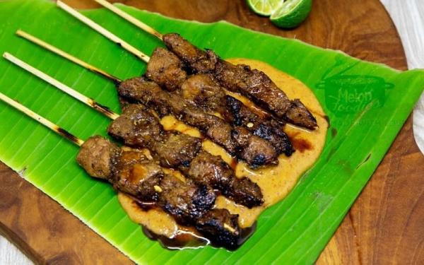 Resep Sate Madura Homemade (Foto: Instagram IG@melon.foodies)