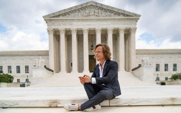 Calon presiden independen dalam Pilpres AS 2020, Brock Pierce. (foto: BBC)