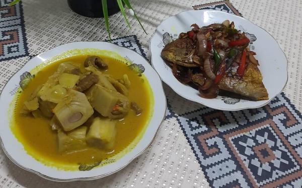 Resep Sayur Nangka Tumis (Foto: Instagram IG@lovely_farahhusin)
