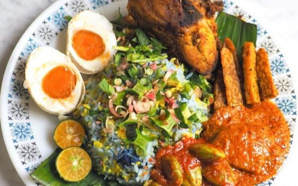 Nasi Ulam Komplit (Foto: Instagram IG@boo_licious)