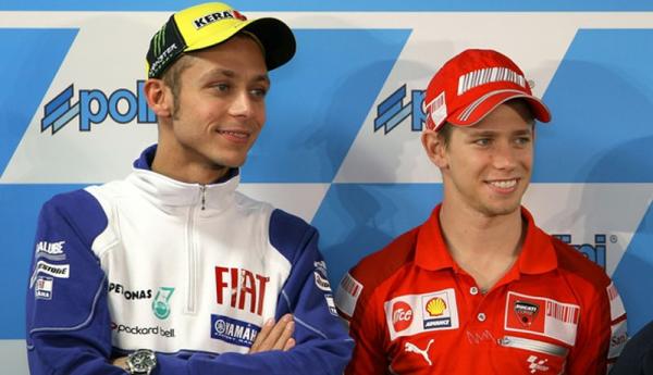 Valentino Rossi Casey Stoner Valentino Rossi dan Casey Stoner (Foto: GP One)