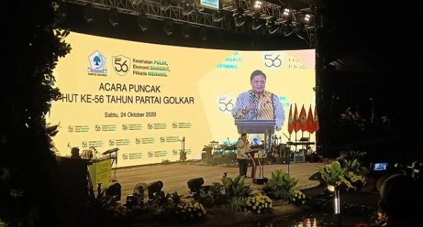 HUT Golkar Airlangga Dwi Novianto
