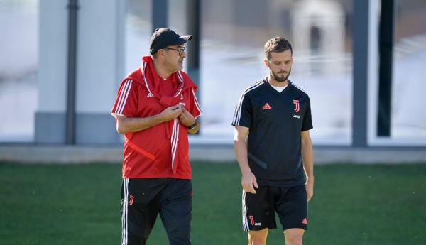 Maurizio Sarri Miralem Pjanic