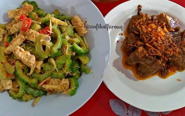 Tumis Pare Ayam (Foto: Instagram IG@nitaufikalfarouq)