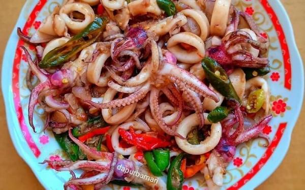 Resep Cumi Saus Tiram Jagung (Foto: Instagram IG@dapurbamari)