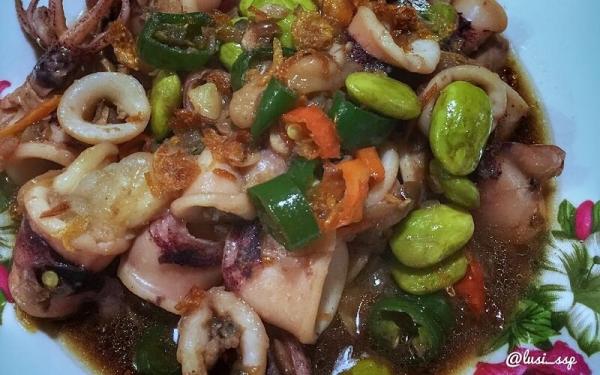 Resep Cumi Saus Tiram Pete (Foto: Instagram IG@lusi_ssp)