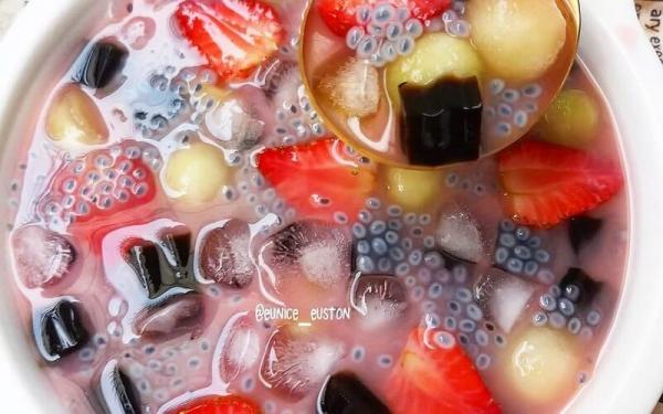 Resep Es Campur Puding Lumut (Foto: Instagram IG@eunice_euston)