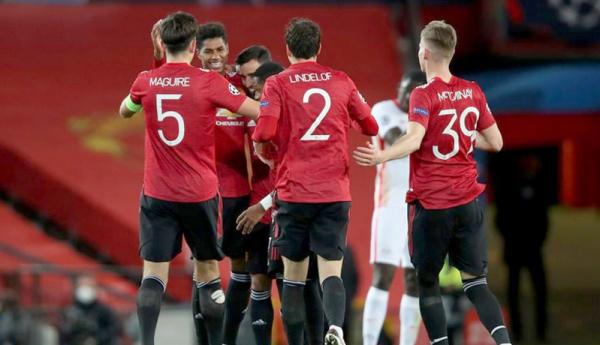 MU 5-0 RB Lepizig Manchester United menang 5-0 atas RB Leipzig (Foto: UEFA)