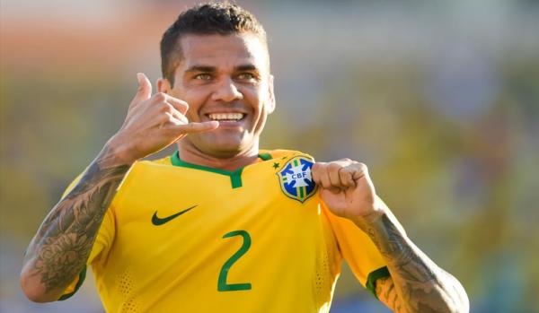 Dani Alves Bek Timnas Brasil, Dani Alves (Foto: Barca Blaugranes)