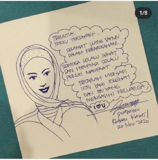 Rk Ucapan selamat ulang tahun dari Ridwan Kamil. (Foto ist).