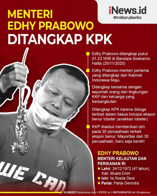 Grafi Edhy Menteri KKP Edhy Prabowo. (Foto: Dokumentasi SINDOnews)