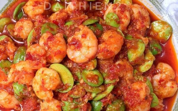 Resep Udang Balado Pete (Foto: Instagram @daithienn2)