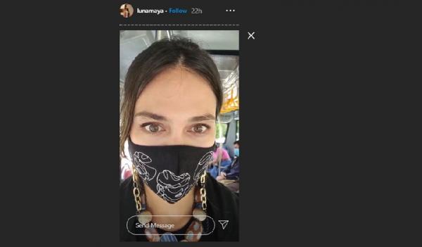 Lunmay viral Tangkapan layar story akun Instagram Luna Maya.