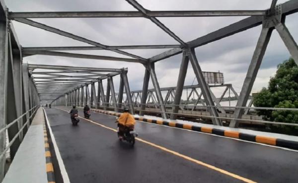 Jembatan Paralel Landak di Pontianak, Kalimantan Barat. (Foto: Istimewa/Antara)