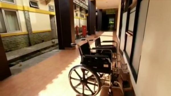 RSUD CIAMIS2.JPG RSUD Ciamis sepi dari aktivitas tenaga medis dan karyawan. (Foto: iNewsTv/Acep Muslim)