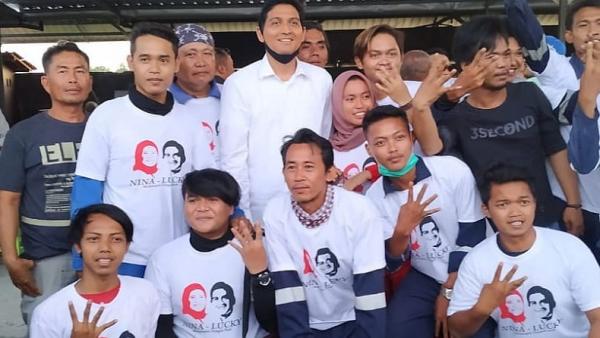 Cawabup Indramayu Lucky Hakim3 Cawabup Indramayu Lucky Hakim saat menemui warga Indramayu, Jabar. (Foto: Instagram luckyhakimofficial)