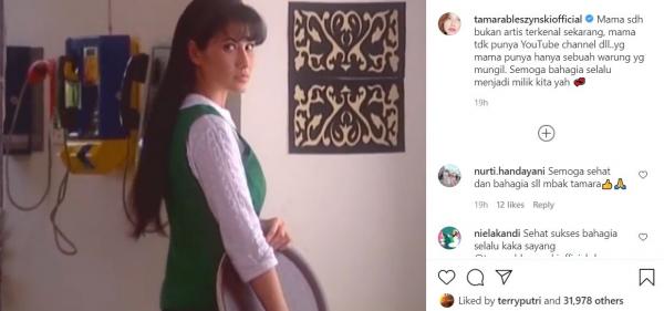 Tamara Unggah Foto Jadul