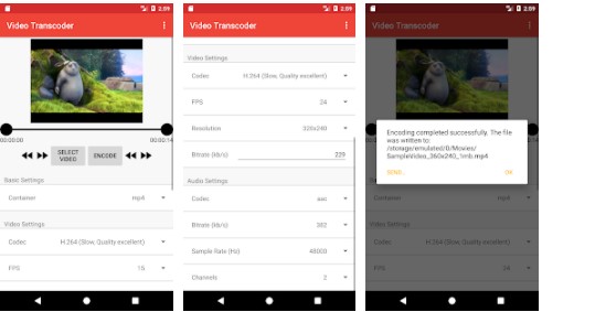 Video Transcoder Foto: Google PlayStore