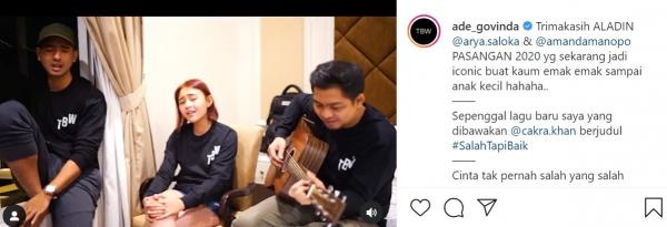 Arya Saloka Amanda Manopo Nyanyi1