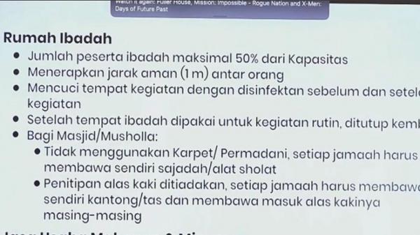 Presentasi Anies Pemprov Presentasi Gubernur DKI Jakarta Anies Baswedan terkait PSBB mendadak ramai diperbincangkan warganet. (Foto: Pemprov DKI).