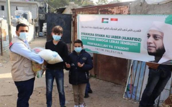 PALESTINA3.JPG Anak Palestina berharap semoga Syekh Ali Jaber segera sembuh. (Foto: Media Sosial)