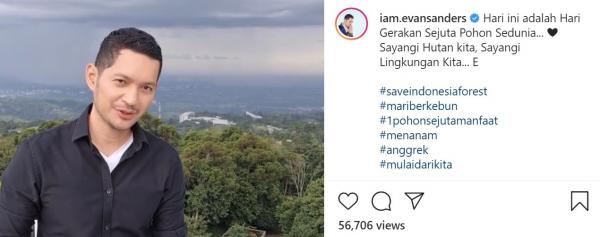 Evan Sanders Bicara Hutan1