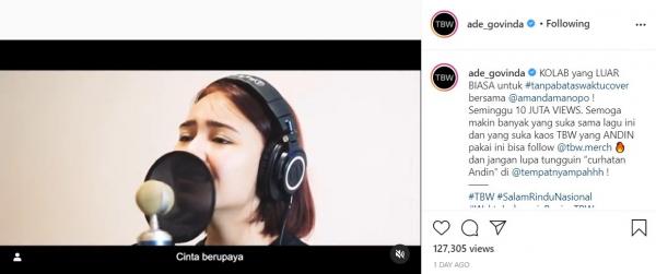 Amanda Manopo Nyanyi