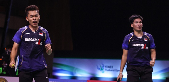 Leo/Daniel Ganda putra Indonesia Leo Rolly Carnando/Daniel Marthin (Foto: PBSI)