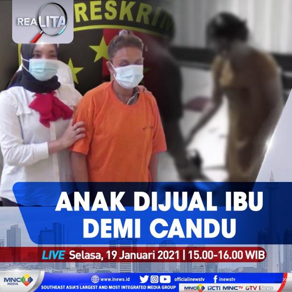 Realita Realita iNews Pukul 15.00 WIB. (Foto iNews).