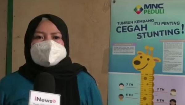 MNC Peduli3 MNC Peduli melaksanakan giat sosial antisipasi stunting di Posyandu Melati 5, Kampung Bantar, Desa Kompa, Kecamatan Parungkuda, Kabupaten Sukabumi, Jawa Barat, Kamis (28/1/2021). (Foto: iNews/M Indra Firdaus)