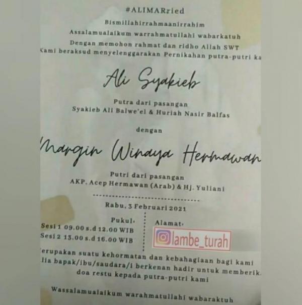 Ali Syakieb Menikah1