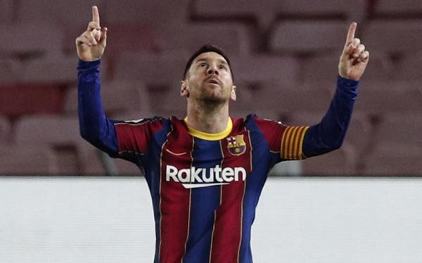 Lionel Messi mencetak gol ke-650 untuk Barcelona di semua kompetisi. Pelatih Blaugrana Ronald Koeman menyanjung La Lulga setinggi langit. (Foto: Reuters)