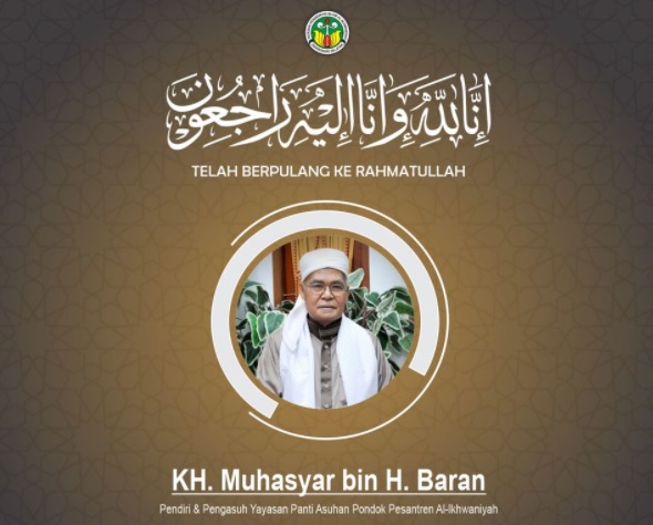 KH Muhasyar Pendiri Ponpes Al Ikhwaniyah KH Muhasyar Baran wafat, Kamis (4/2/2021). (Foto: Al-Ikhwaniyah)
