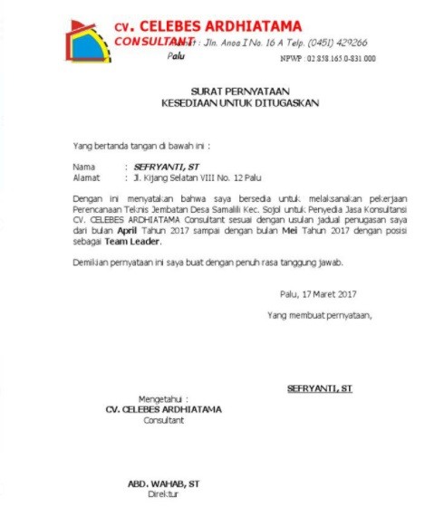 Surat Pernyataan2