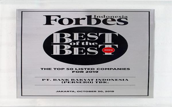 BRI juga dinobatkan menjadi Indonesia&rsquo;s Best Bank for SMEs 2020 dan Indonesia&rsquo;s Best Bank for CSR 2020 oleh Asiamoney.